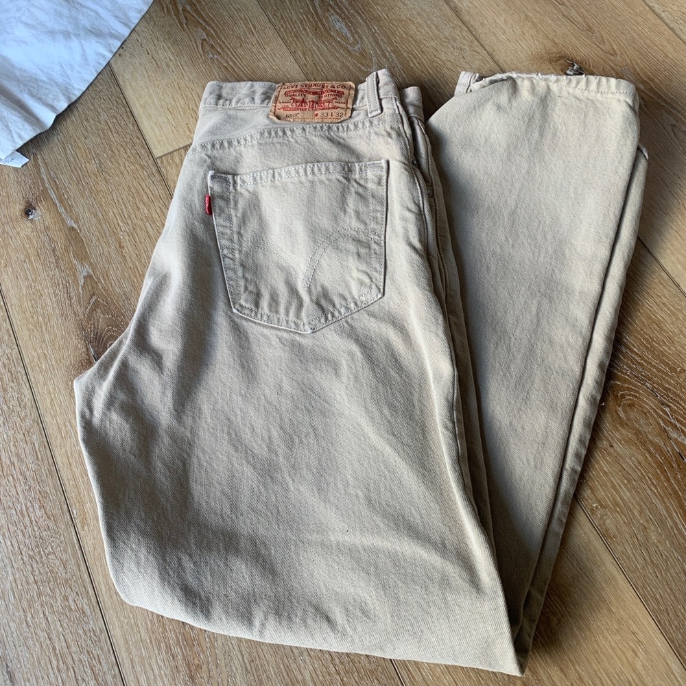 Levi's Beige Jeans